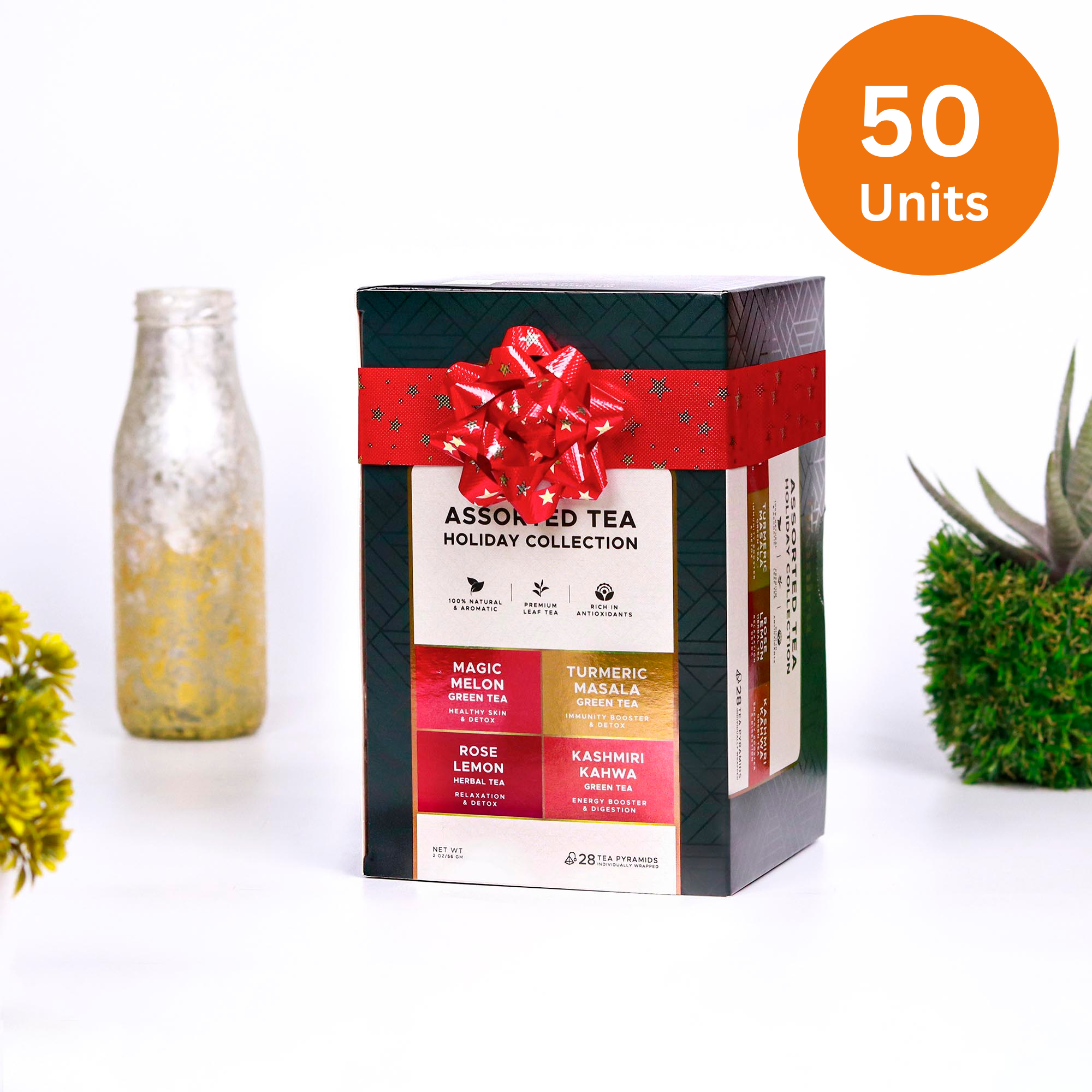 Assorted Green Tea Bags 50 Units